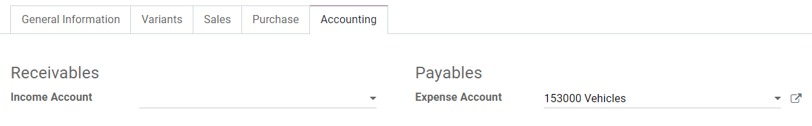 Change of the Assets Account for a product in Odoo