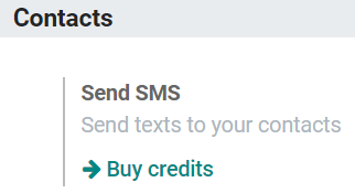 SMS pricing and FAQ Odoo SMS Marketing