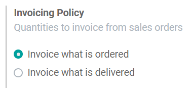 How to choose your invoicing policy on Odoo Sales?