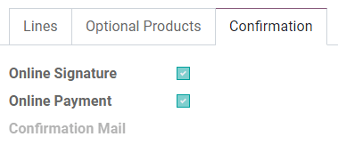How to enable online signature on Odoo Sales?