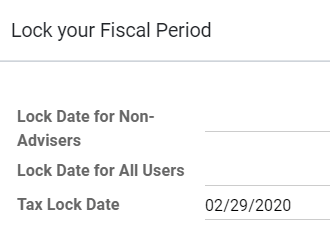 Lock your tax for a specific period in Odoo Acounting